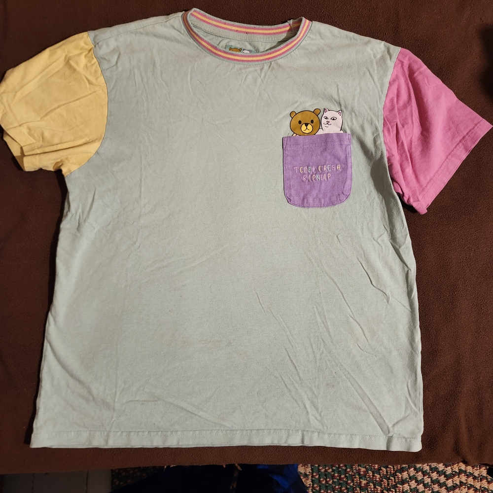 Teddy Fresh Pastel Colorblock T-Shirt